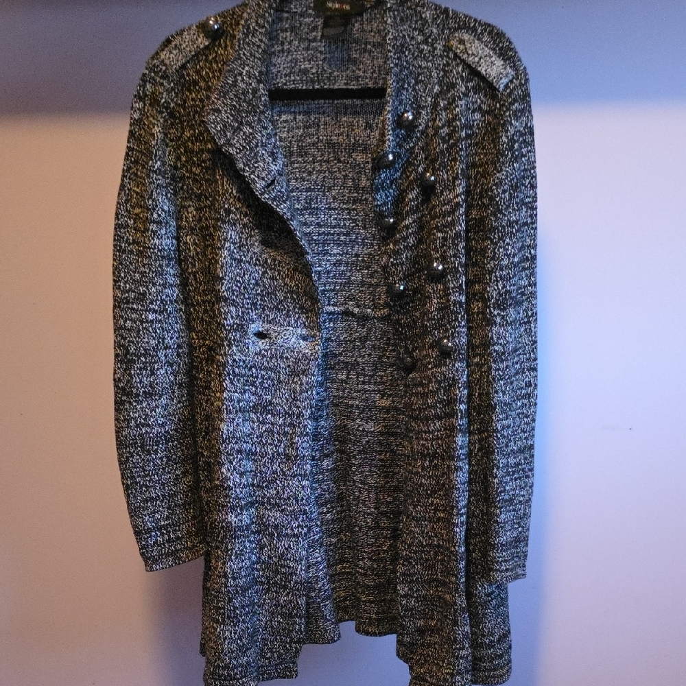 Women's Gray Tweed Coat